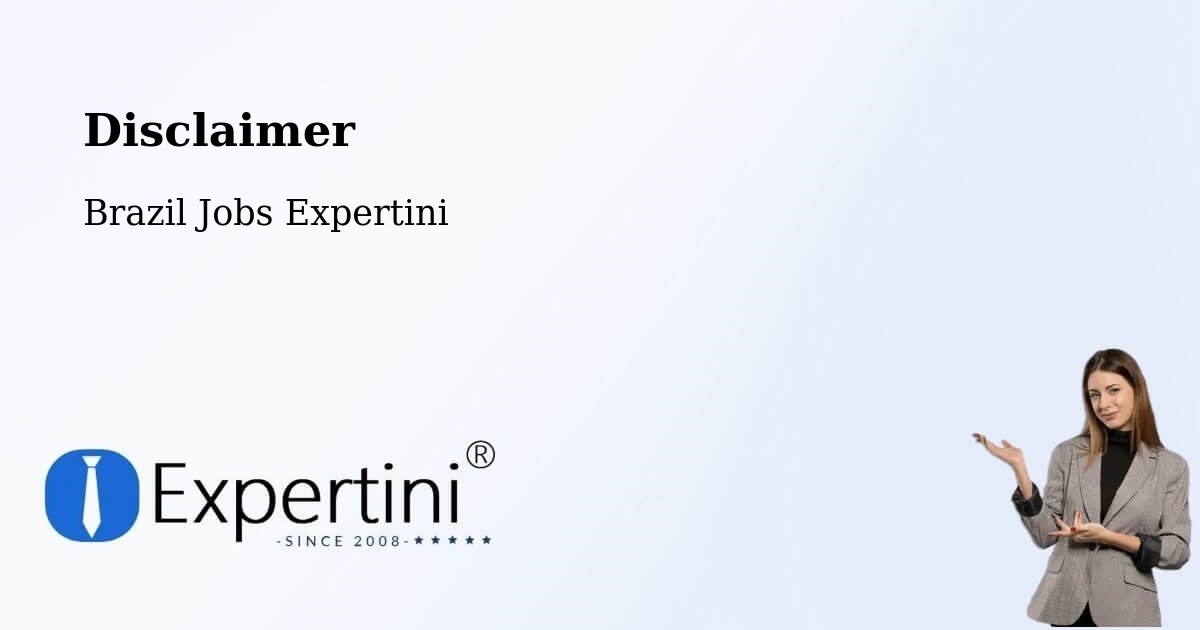 Disclaimer – Varjão - Brazil Jobs Expertini